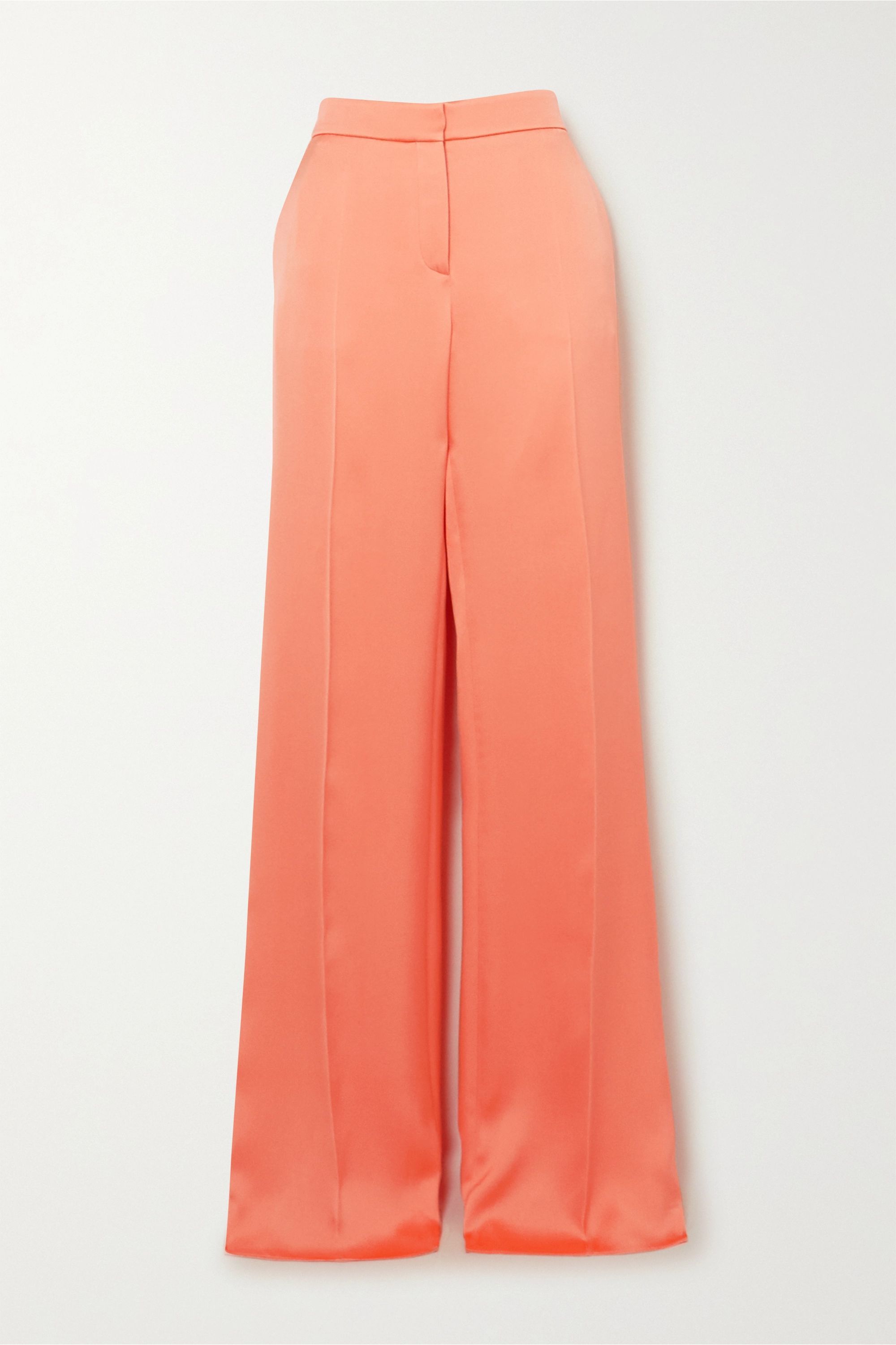 Satin wide-leg pants | NET-A-PORTER (US)