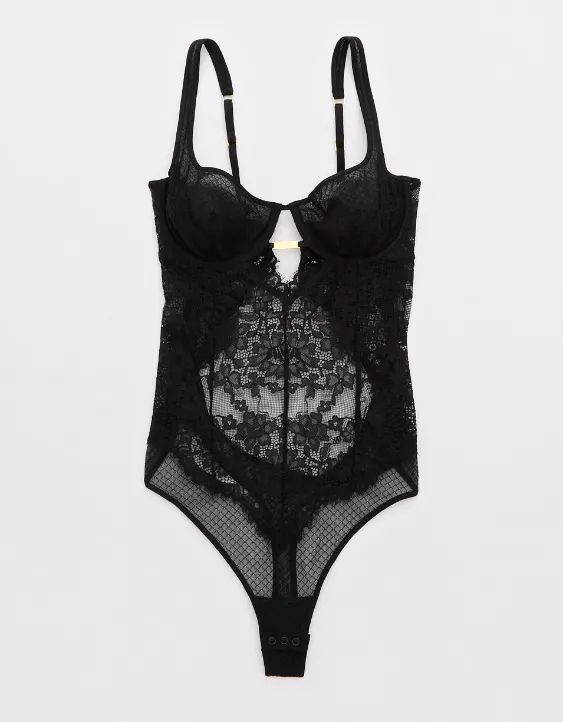 Show Off Unlined Lace Bodysuit | American Eagle Outfitters (US & CA)
