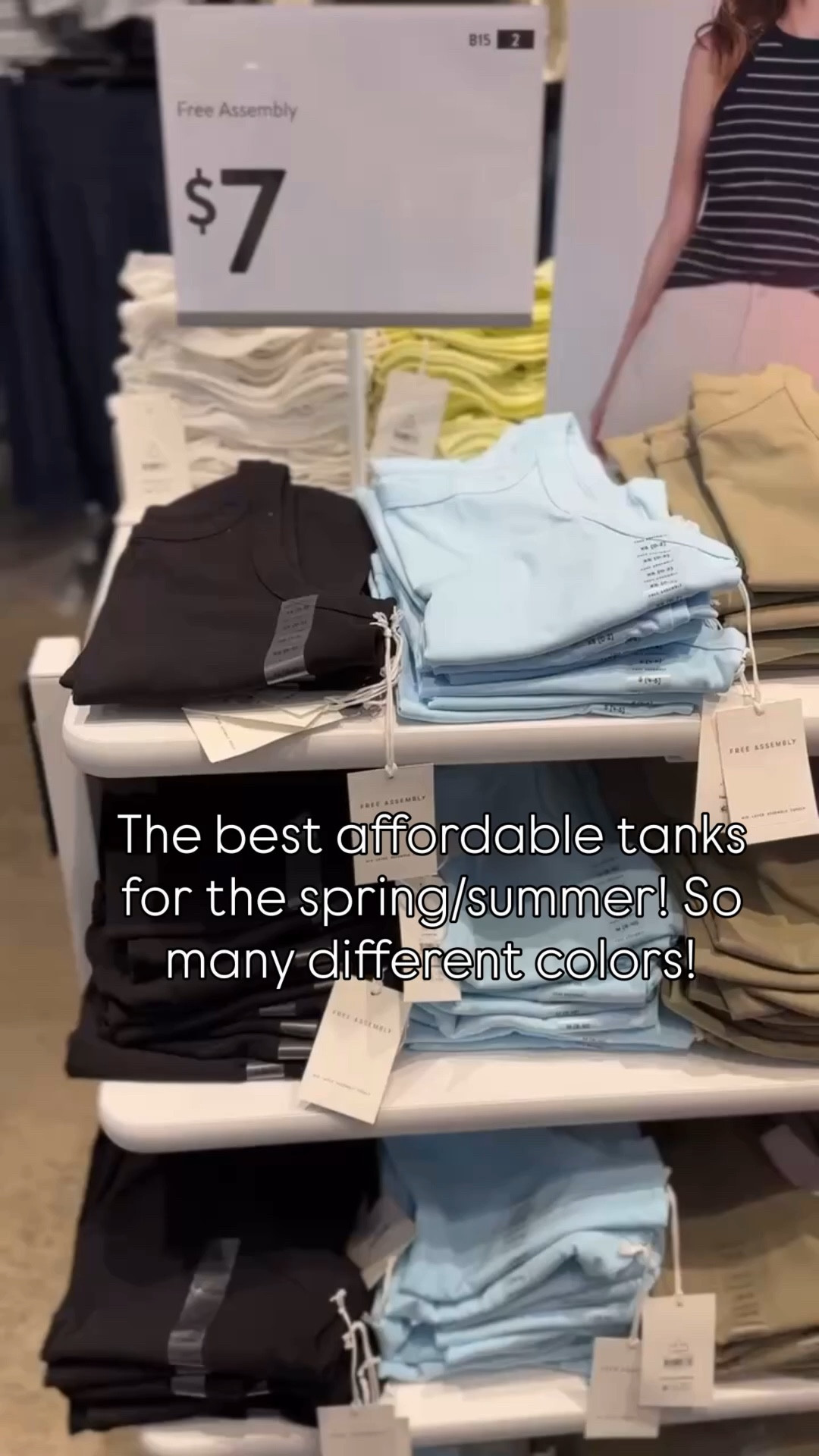 these free assembly tanks from walmart are SO good 🤍 only $7 and perfect for spring + summer. super soft, flattering, and easy to style with anything—such a good basic to have on repeat ✨

#walmartfinds #freeassembly #basictank #springstyle #summeroutfits #affordablefashion #everydaybasics #casualstyle #ltkstyle #ltkfashion
