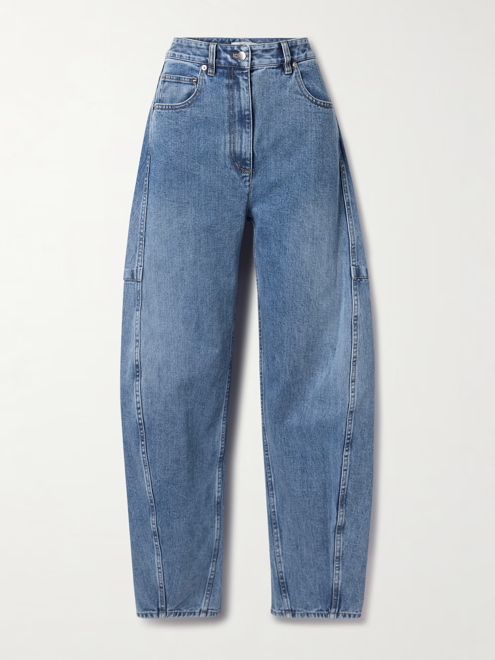 Sid paneled high-rise tapered jeans | NET-A-PORTER (US)