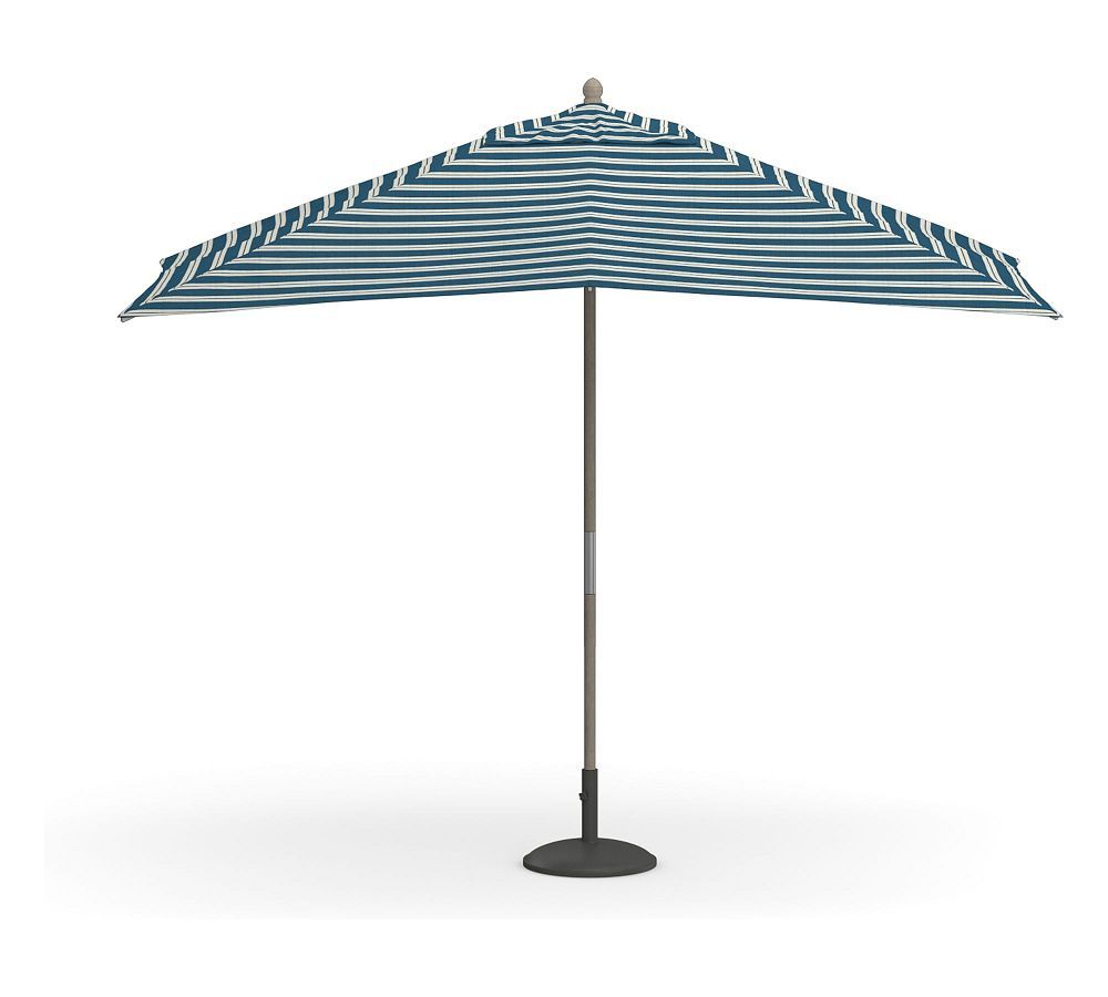10' Rectangular Outdoor Umbrella – Eucalyptus Frame​, More Finishes Available | Pottery Barn (US)