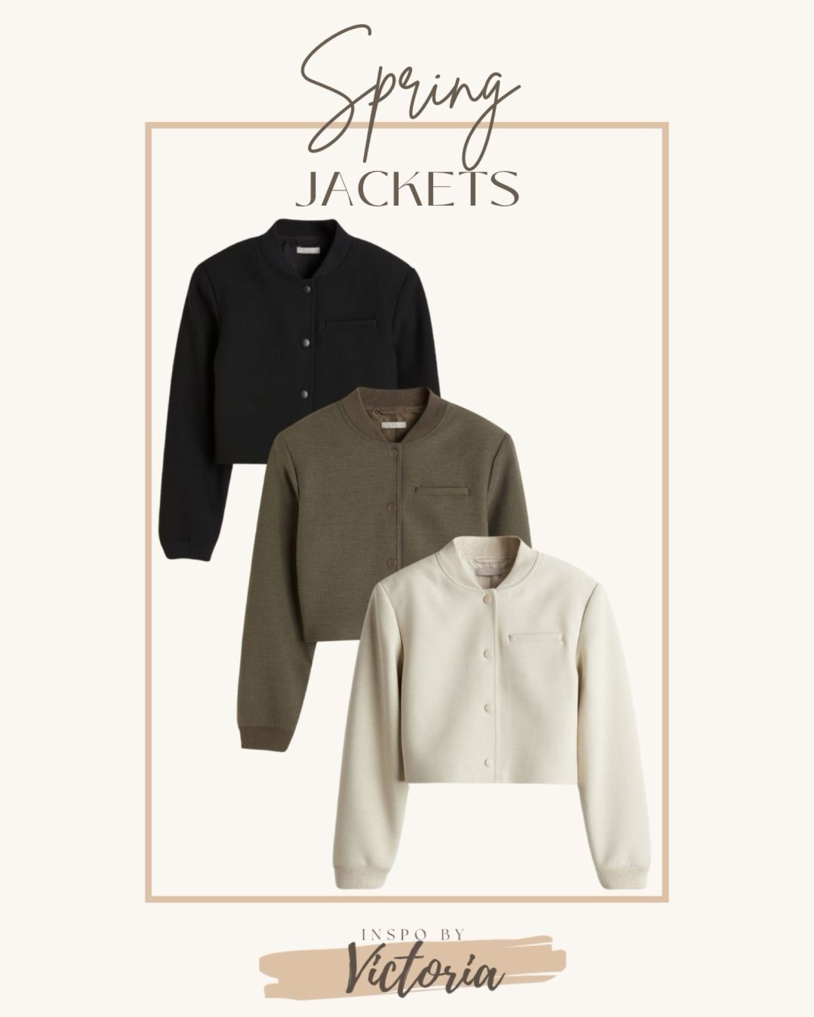 H&M New in Cropped Spring Jackets you need to get before they sell out🙌

#LTKSeasonal #LTKstyletip #LTKfindsunder50