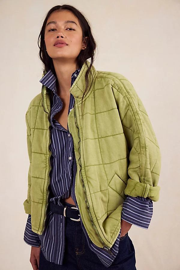Dolman Quilted Knit Jacket | Free People (Global - UK&FR Excluded)