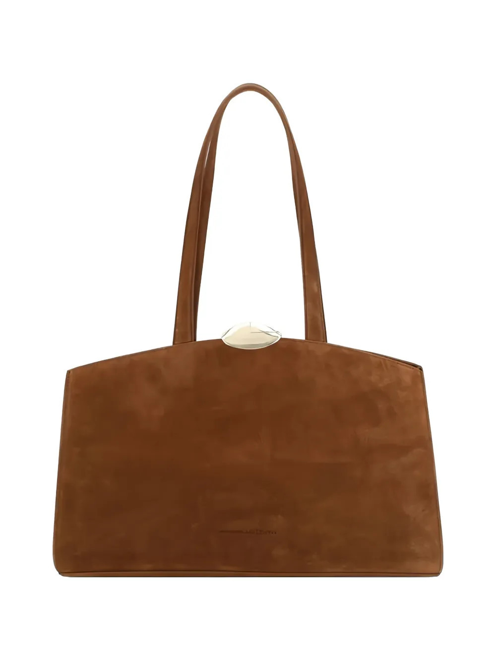 Benedetta Bruzziches Serena suede tote bag - Brown | Farfetch Global