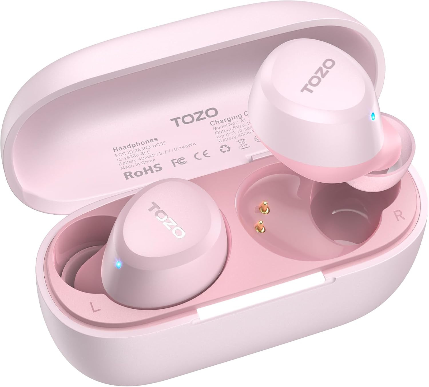 TOZO A1 Wireless Earbuds Bluetooth 5.3 Light Weight in Ear Headphones | Amazon (US)