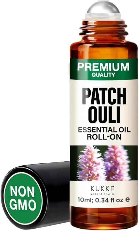 Kukka Patchouli Essential Oil Roll On for Relaxation - 0.34 Fl Oz | Amazon (US)