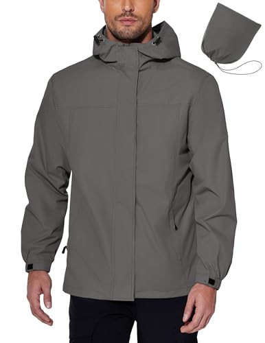 COOFANDY Men's Waterproof Rain Jacket Outdoor Lightweight Mountain Windbreaker Coat For Hiking,Golf,Travel Cycling | Amazon (US)