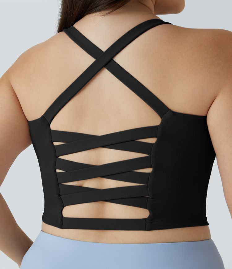 Women’s Cropped Yoga Plus Size Tank Top - Halara | HALARA