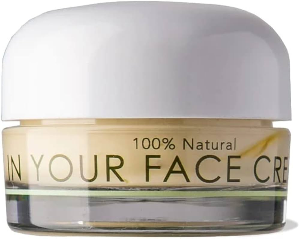IN YOUR FACE CREAM - 100% Natural Anti-Aging Face Cream - Travel Size | Amazon (US)