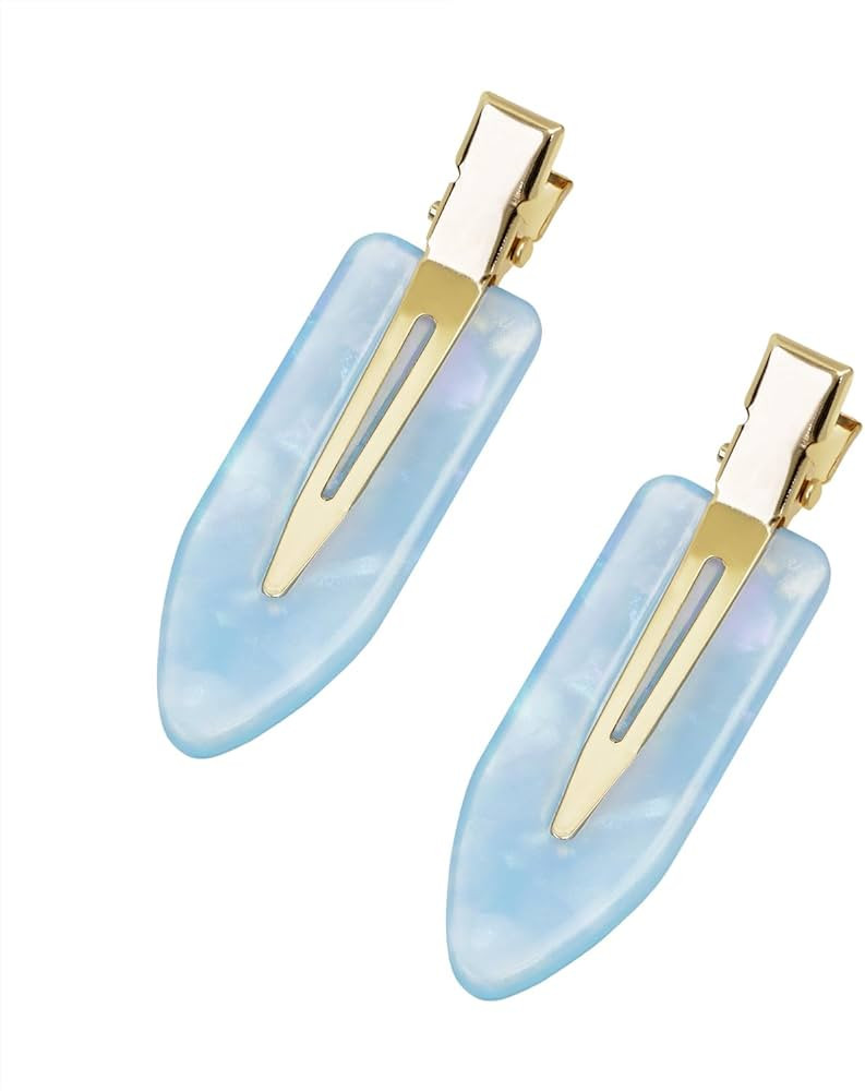 Mini Skater 2.36" Creaseless Hair Clips No Bend Resin Styling Duckbill Hair Barrettes No Crease F... | Amazon (US)