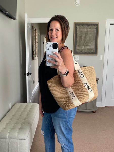 My favorite straw tote from Chloe checks off all the boxes! Super cute, well made, great size and perfect for Summer! 

#LTKItBag #LTKStyleTip