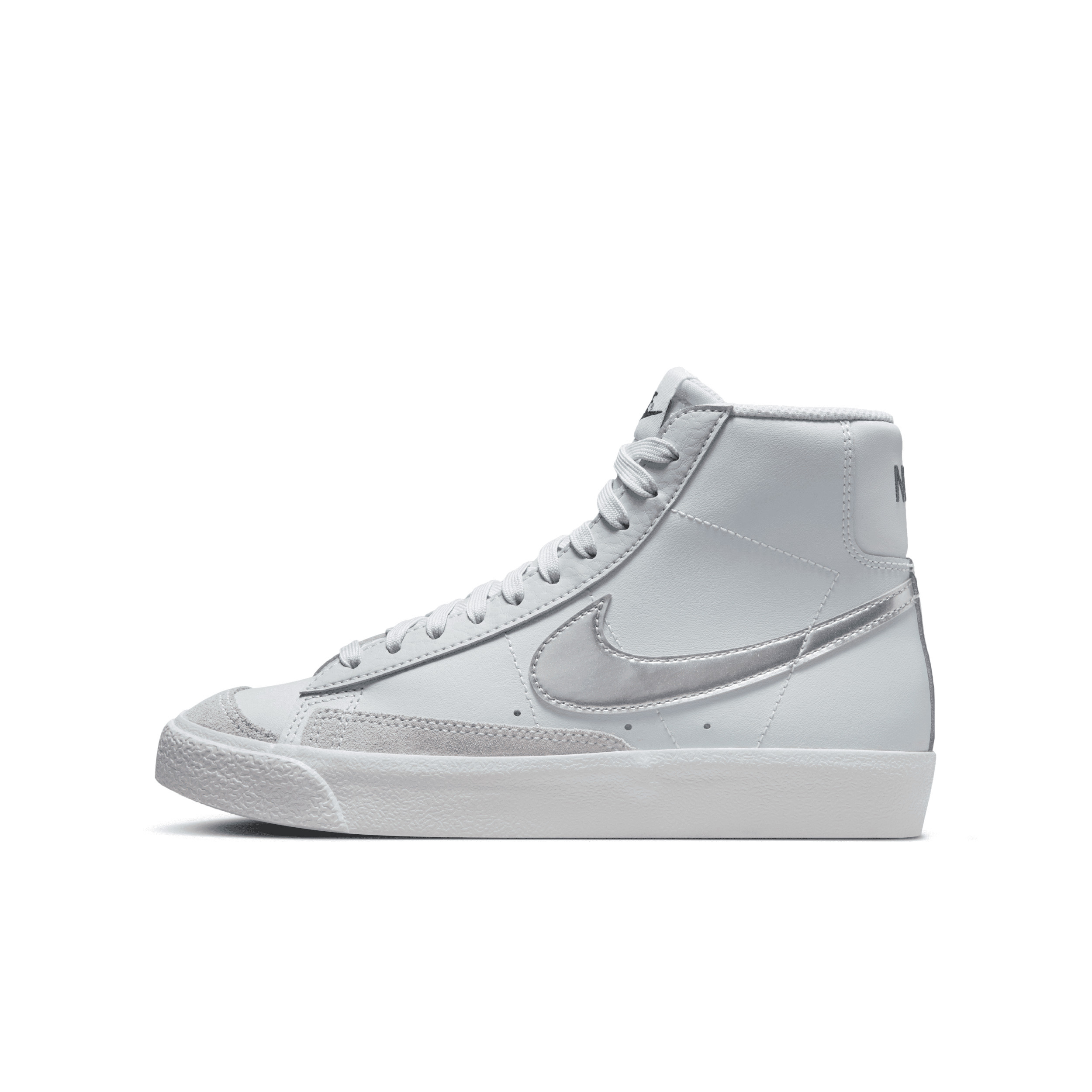Nike Blazer Mid '77 Big Kids' Shoes in Grey, Size: 6.5Y | DA4086-010 | Nike (US)