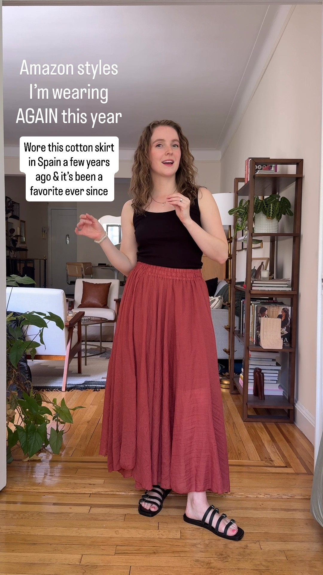 Amazon cotton outfits I’m rewearing this year. Love this elastic skirt. Tons of color options. Very comfy and breathable. Wearing small

#LTKSeasonal