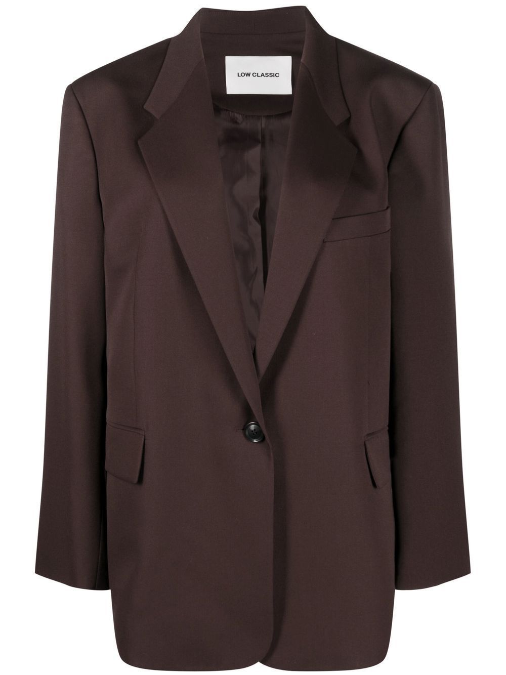 oversize single-breasted blazer | Farfetch Global