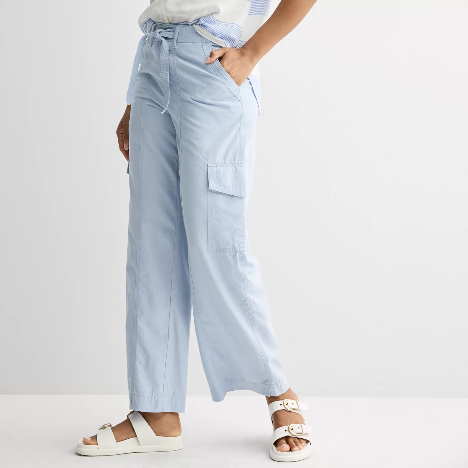 Women's Sonoma Goods For Life® Flowy Cargo Pants | Kohl's