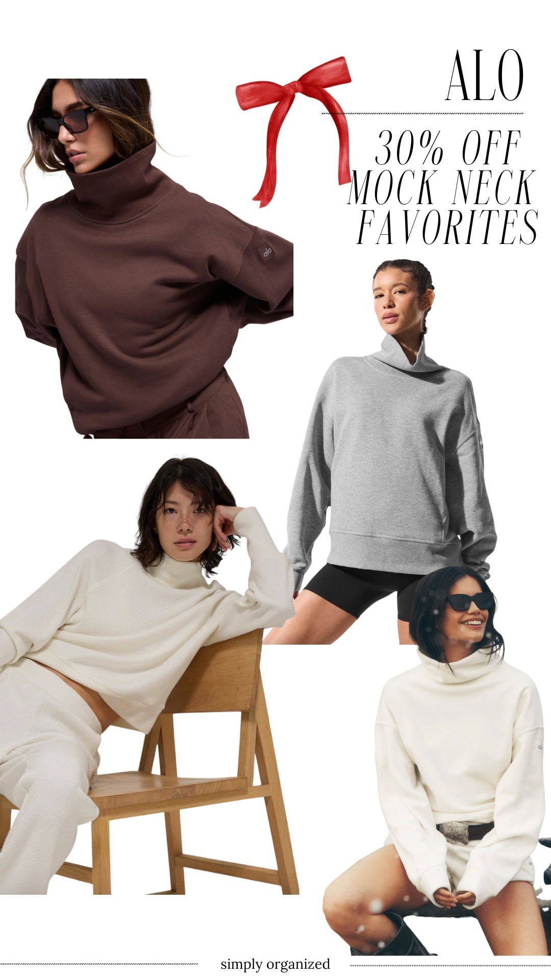 Alo’s 30% off sale is the perfect time to grab my favorite mock neck sweaters. Cozy, elevated, and effortless — these pieces are perfect for layering all season long.

#LTKootd #LTKHoliday