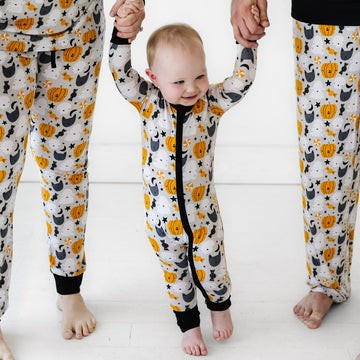 Boo Crew Bamboo Viscose Zippy | Little Sleepies
