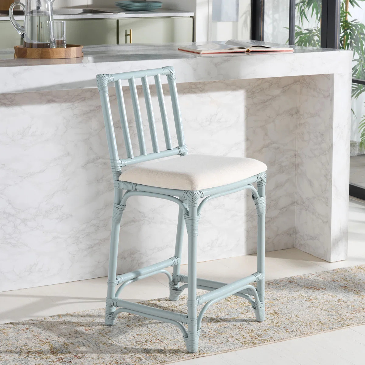 Amal Barstool with Cushion | Wayfair North America