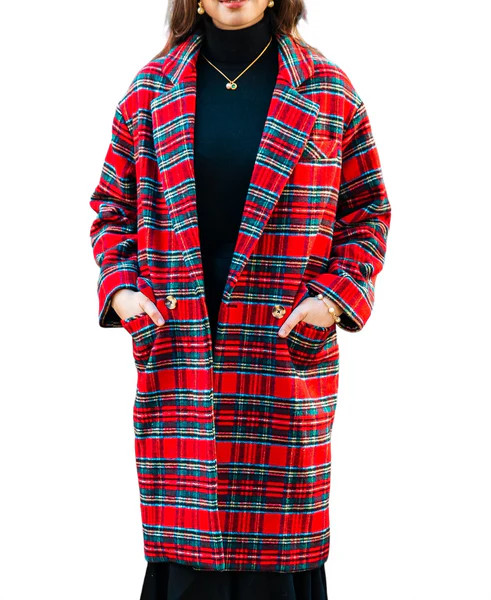 Helena Tartan Coat | Kiel James Patrick