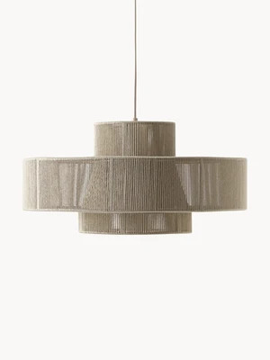 Large Linen Thread Pendant Light Lace | Westwing UK