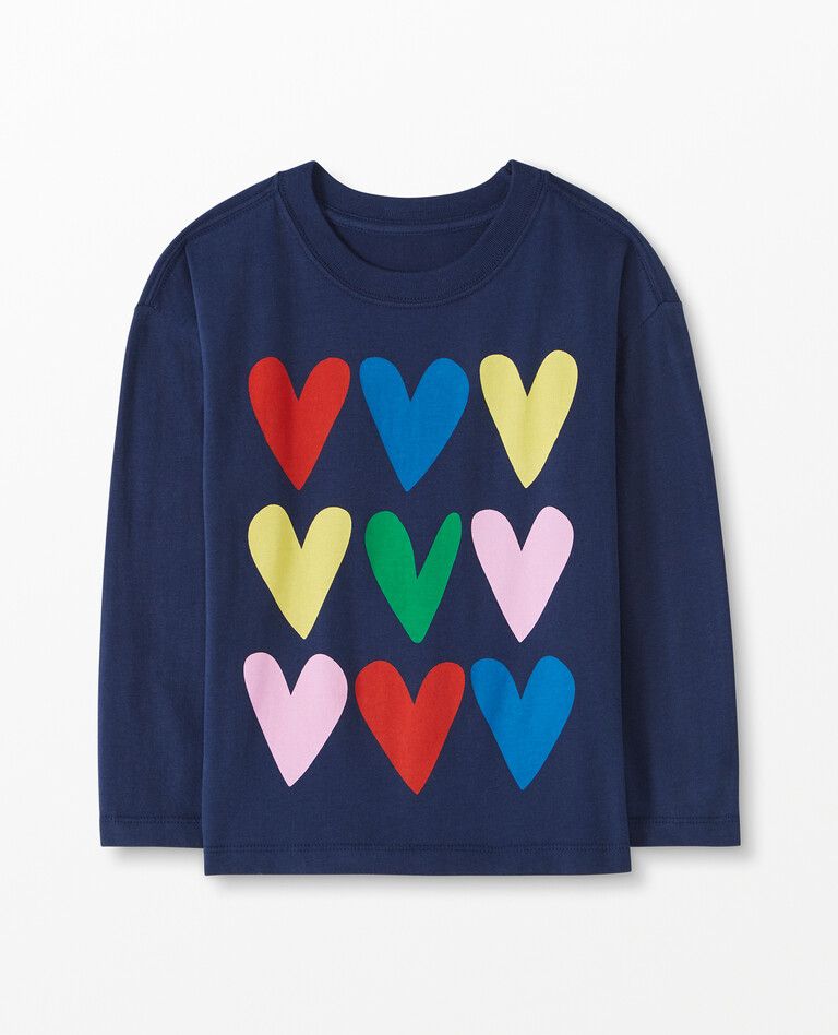Valentines Graphic Long Sleeve Tee | Hanna Andersson