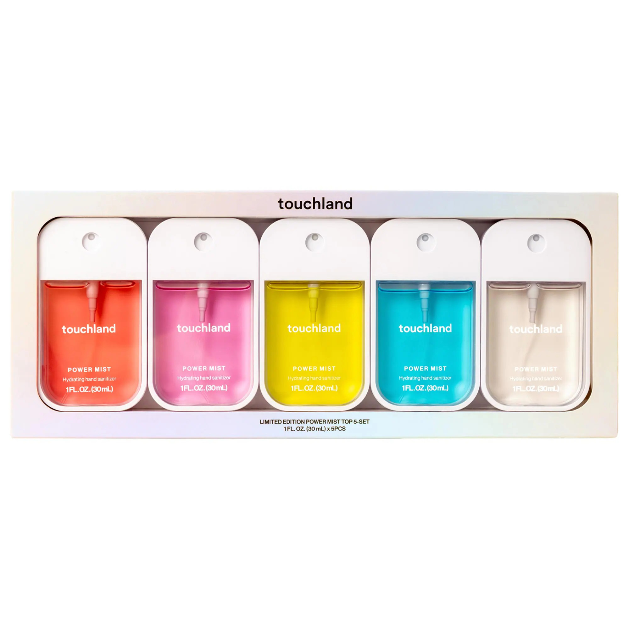 Touchland Limited Edition Power Mist Hydrating Hand Sanitizer Top 5-Set | Sephora (US)