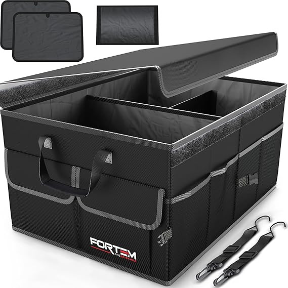 FORTEM Car Trunk Organizer, Car Storage Organizer, Collapsible Multi Compartment Car Organizer, S... | Amazon (US)