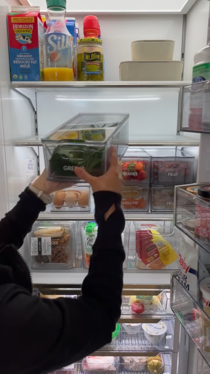 Refrigerator organization ✨ 

#LTKVideo #LTKhome #LTKfamily