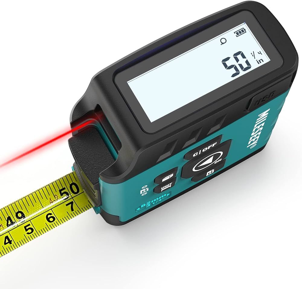 MiLESEEY DT20 Laser Tape Measure 3-in-1, 130FT Laser Distance Meter, 16FT Digital Tape Measure, R... | Amazon (US)
