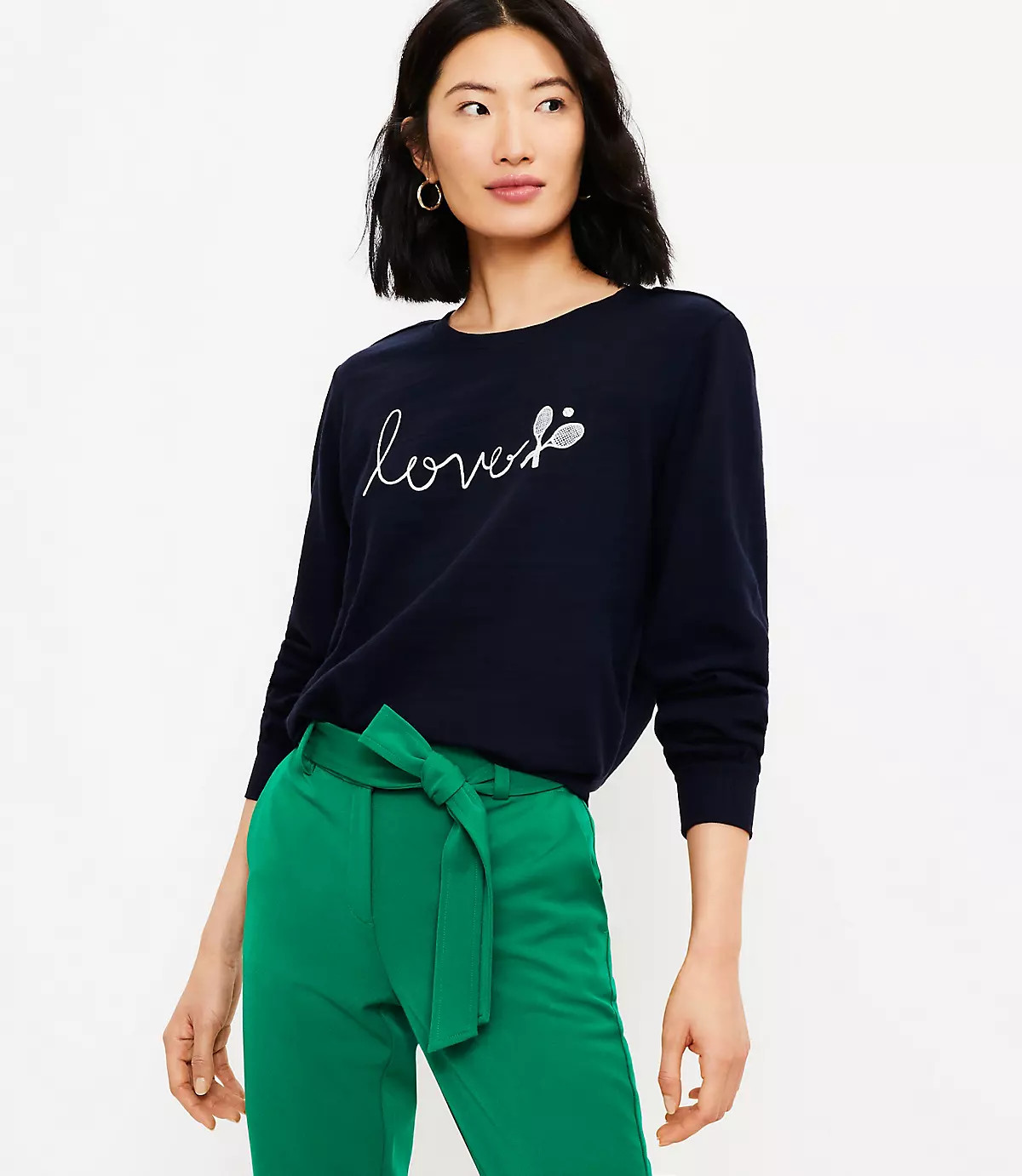 Tennis Love Sweatshirt | LOFT | LOFT
