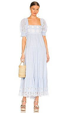 SAYLOR Rubie Dress in Yankee Pinstripe from Revolve.com | Revolve Clothing (Global)