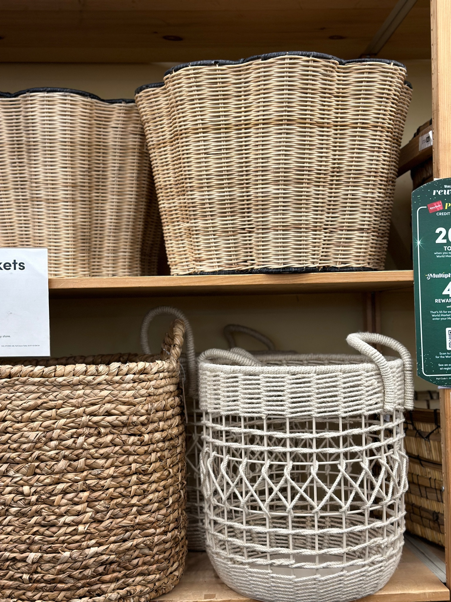 Can’t get enough of these new scalloped baskets at World Market! 😍

#LTKFindsUnder100 #LTKFindsUnder50 #LTKHome