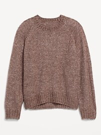 Melange Cozy Shaker-Stitch Pullover Sweater for Women | Old Navy (US)