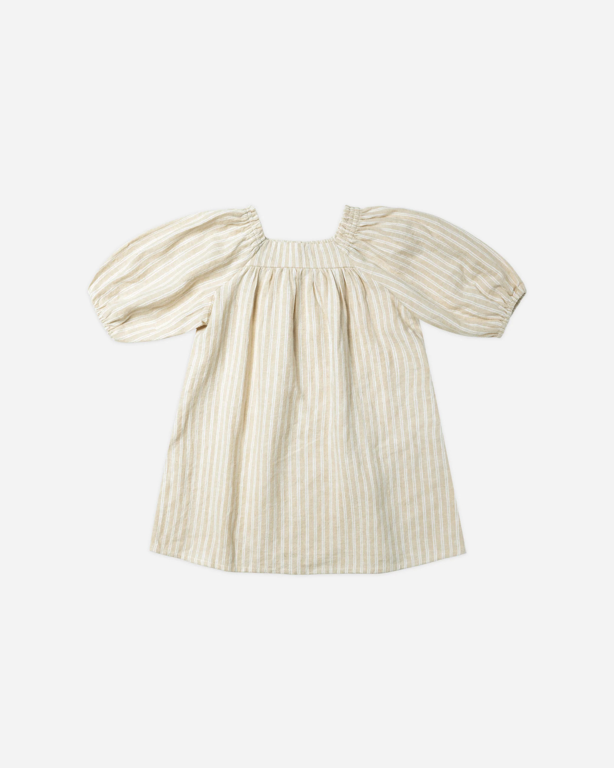Talee Dress || Champagne Stripe | Rylee + Cru