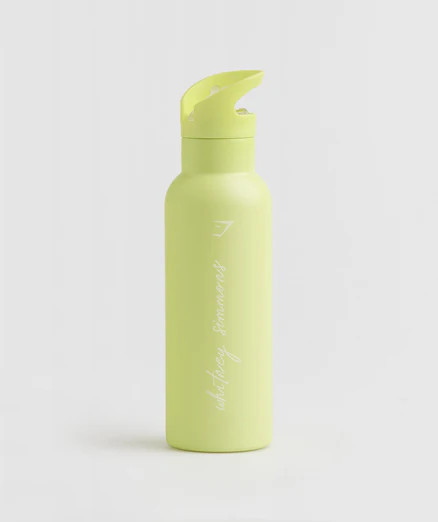 Gymshark Whitney Straw Bottle - Sea Kelp Green | Gymshark US