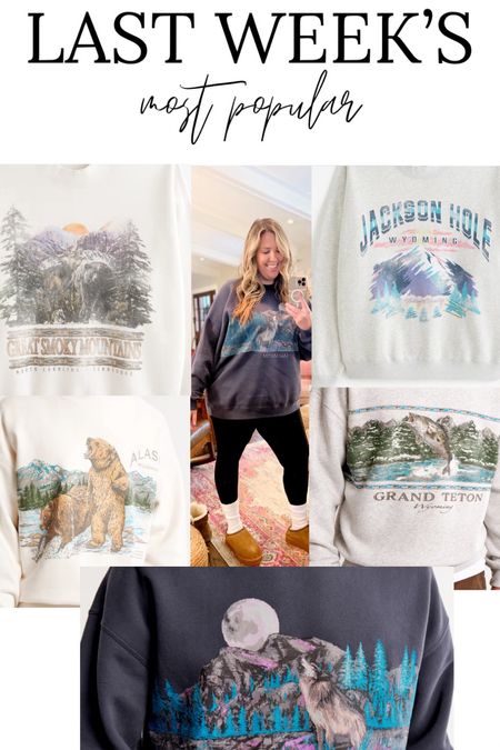 Last weeks top sellers! 1. This Abercrombie sweatshirt is my fave - I’ve had several of them and these are newer prints!!! I have this one in the xxl and LOVE THE FIT!! currently 20% off

#LTKsalealert #LTKplussize #LTKmidsize
