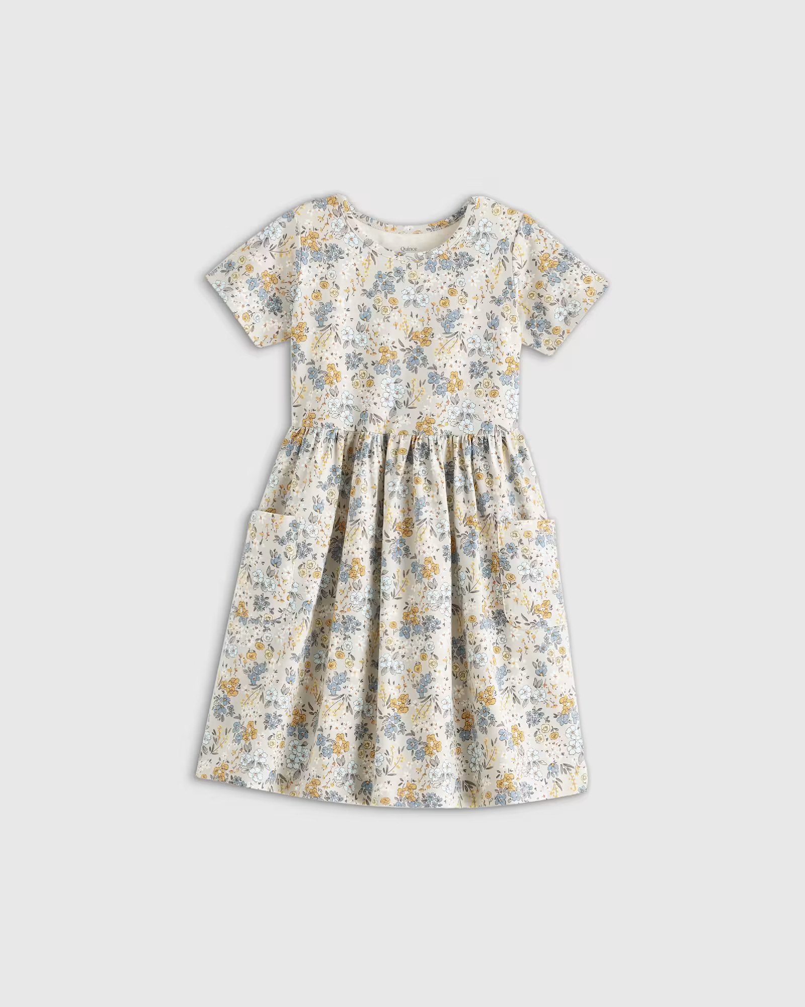 Organic Cotton Fit and Flare Pocket Dress - Toddler Girl | Quince