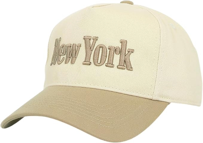 E BY ELIDAN New York Trucker Snapback Hat 3D Embroidered Baseball Cap | Amazon (US)