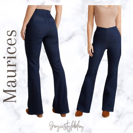 $45 jeans / Maurices / m jeans by maurices™ Everflex™ High Rise Pull On Flare Jean / work outfit / work jeans / workwear 

#LTKFindsUnder50 #LTKOver40 #LTKWorkwear