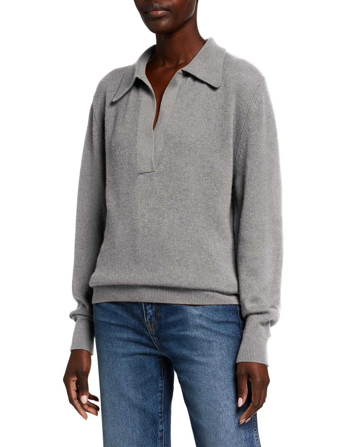 Jo Cashmere Featherweight-Knit Sweater | Neiman Marcus