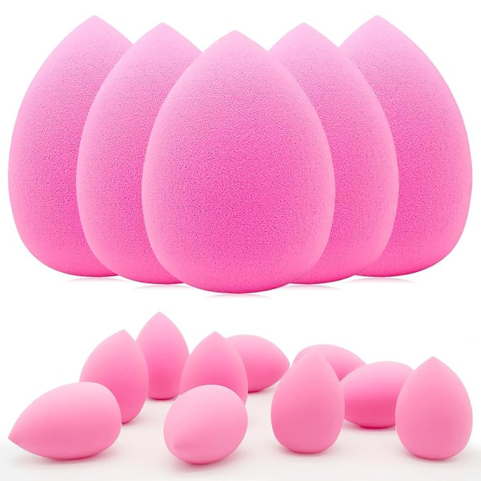 12 Pieces Professional Makeup Sponge Set,Latex Free Flawless Soft Setting Face Puffs,Beauty Spong... | Amazon (US)