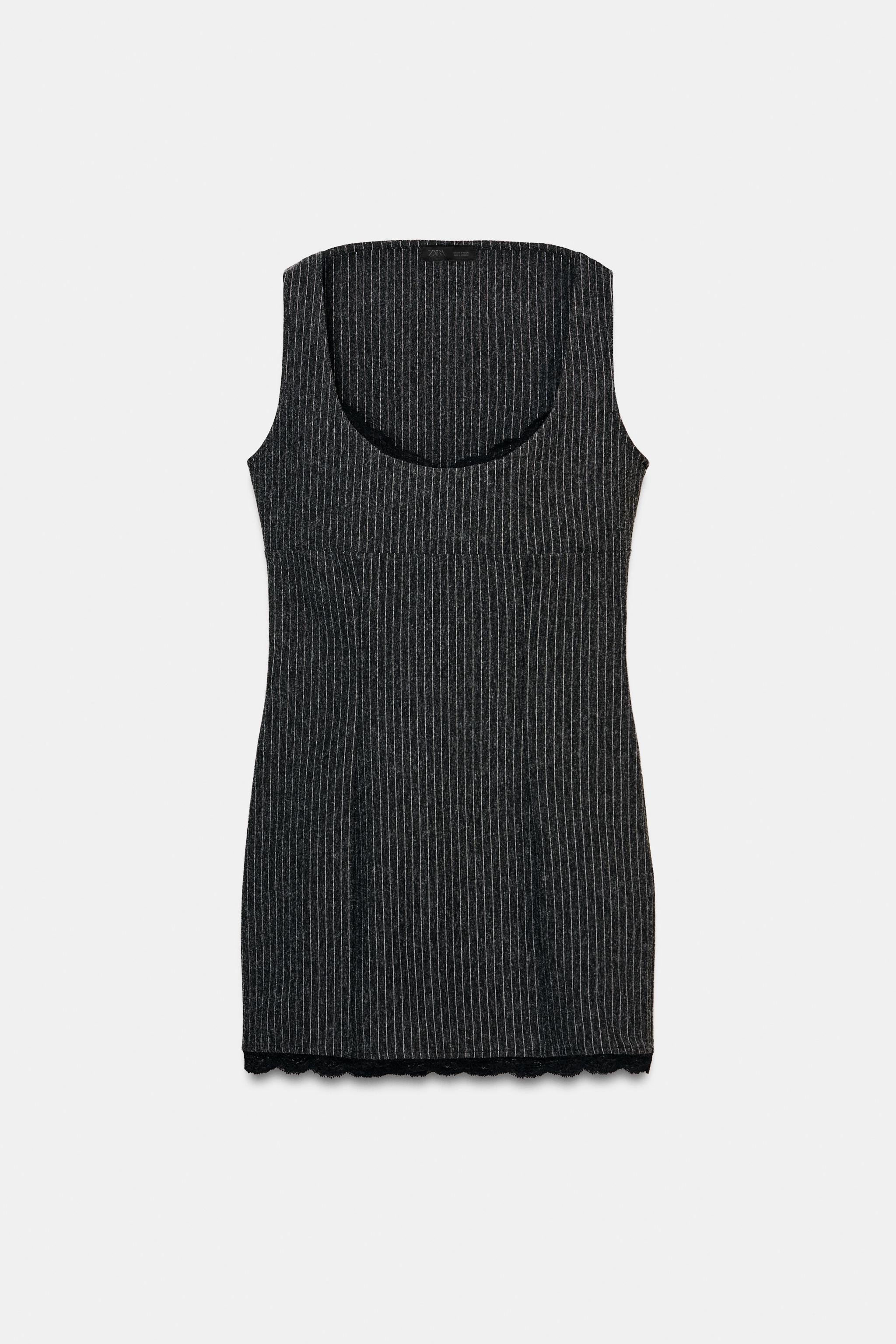 PINSTRIPED SHORT DRESS | Zara US