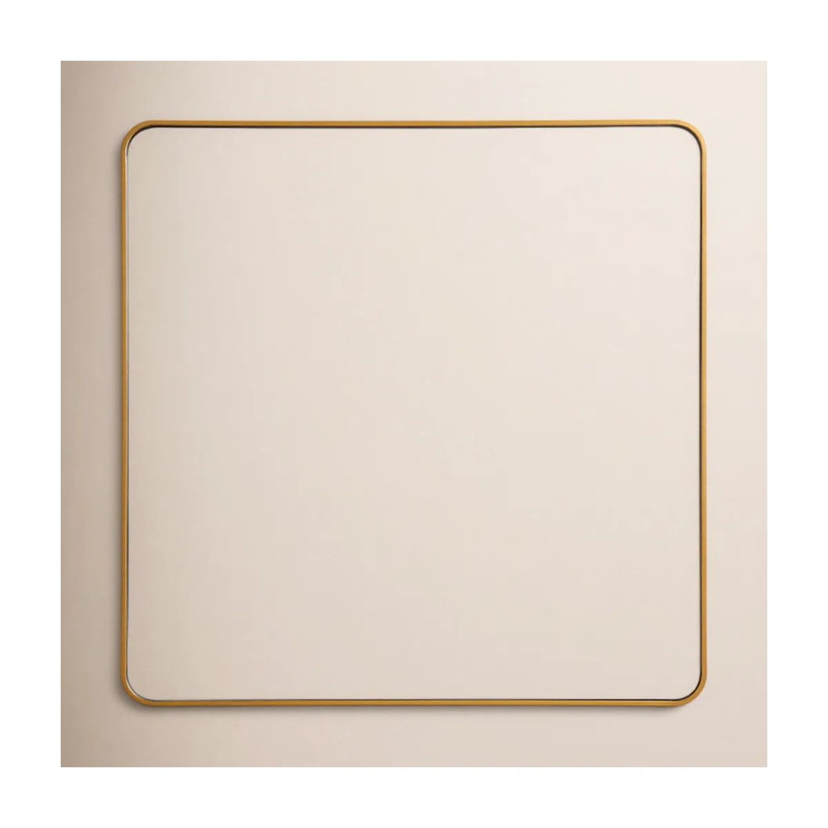 Metal Square Wall Mirror | Birch Lane