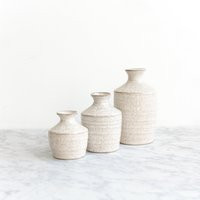 Speckled Bud Vase Set | Decorative White | Etsy (US)