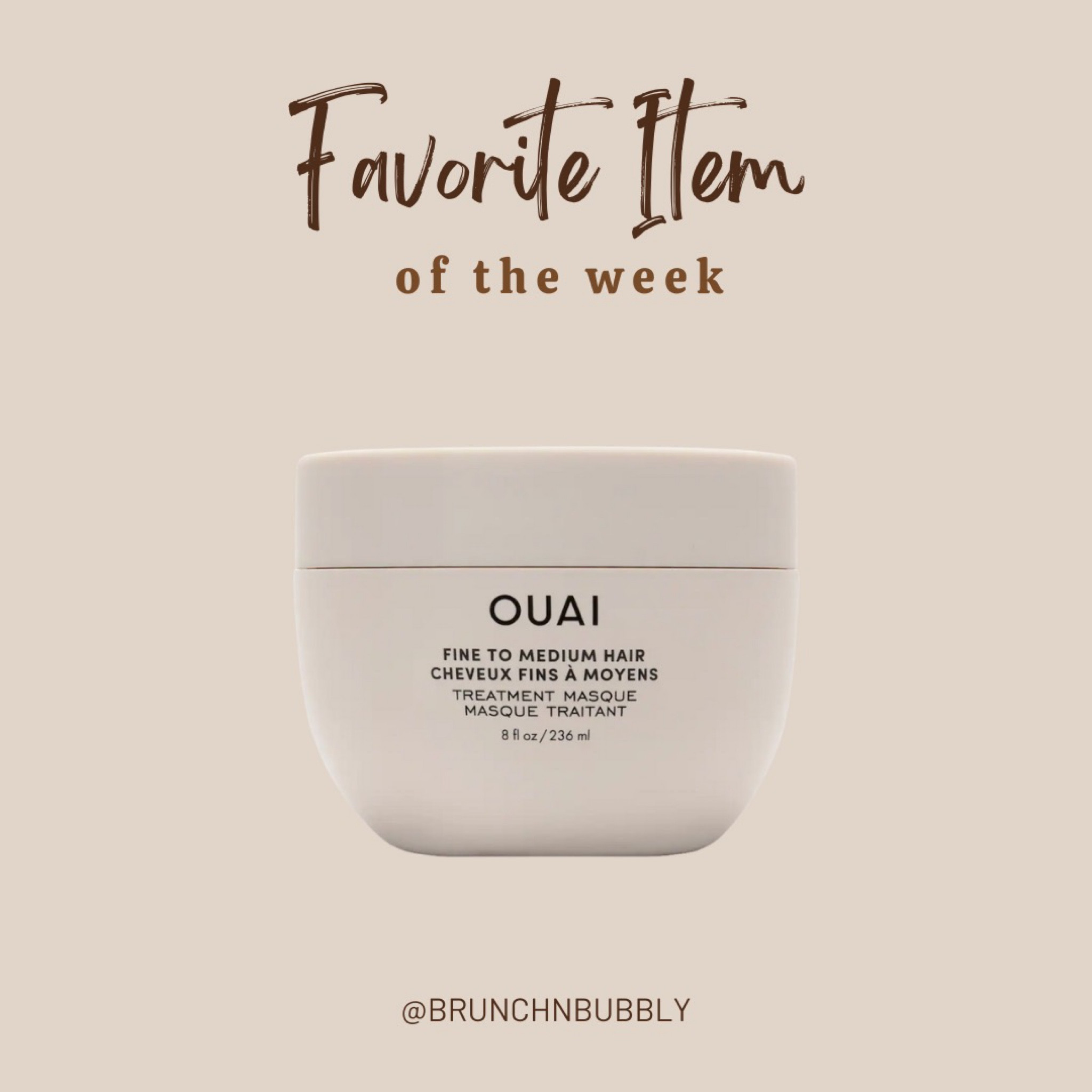Favorite item of the week! This Quai hair masque leaves my hair feeling soft and hydrated. I use it in the shower once a week!

#LTKunder100 #LTKFind #LTKbeauty