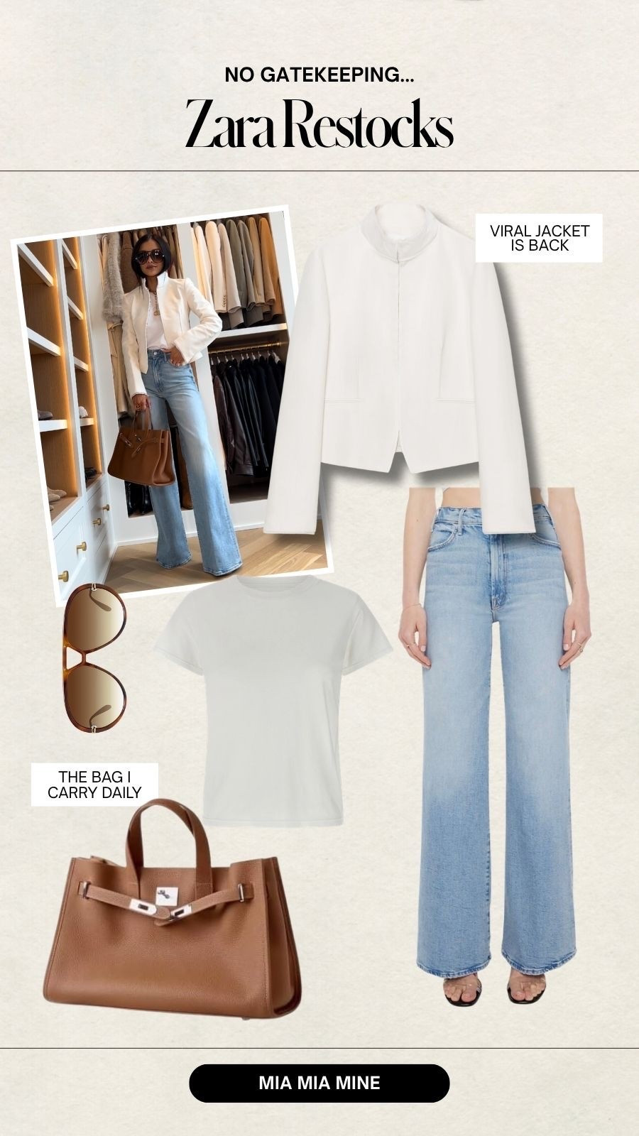 This week’s best sellers
Zara white jacket wearing an XS
Mother denim wearing a size 24

Zara jacket finally back in stock! You’ll love this lightweight layer for the office, date nights and beyond. Love how it elevates denim.

#LTKOver40 #LTKootd #LTKWorkwear