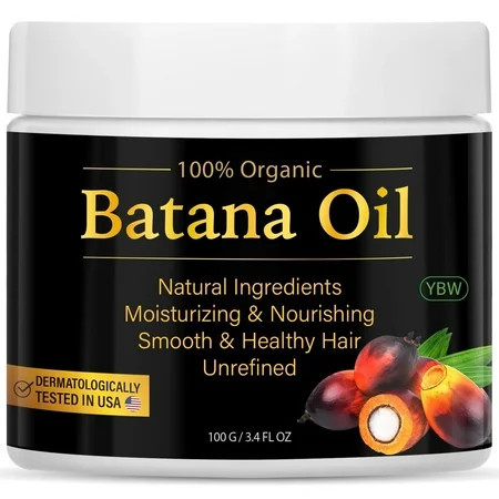 100% Natural Raw Batana Oil for Hair Growth Prevent Hair Loss Eliminates Split Ends for Men & Women 100g | Walmart (US)