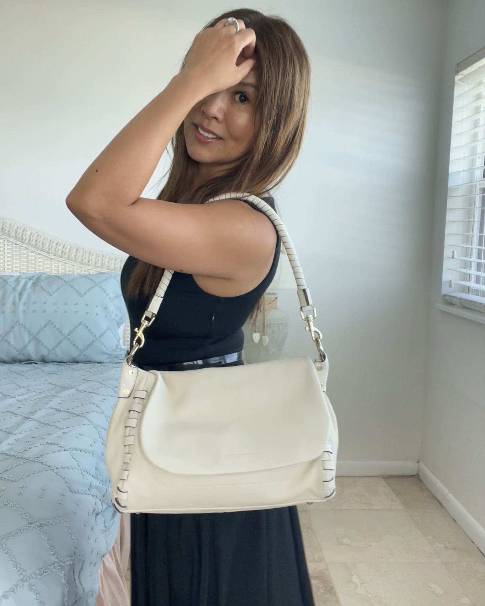 A bag that upgrade your whole vibes| zen convertible shoulder purse in vanilla ice | added space without sacrificing style Aimee kestenberg

#LTKItBag #LTKStyleTip #LTKSaleAlert