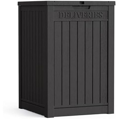 YITAHOME 51 Gallon Resin Package Delivery Box for Outside, Storage Box with Lockable Secure, Resi... | Amazon (US)