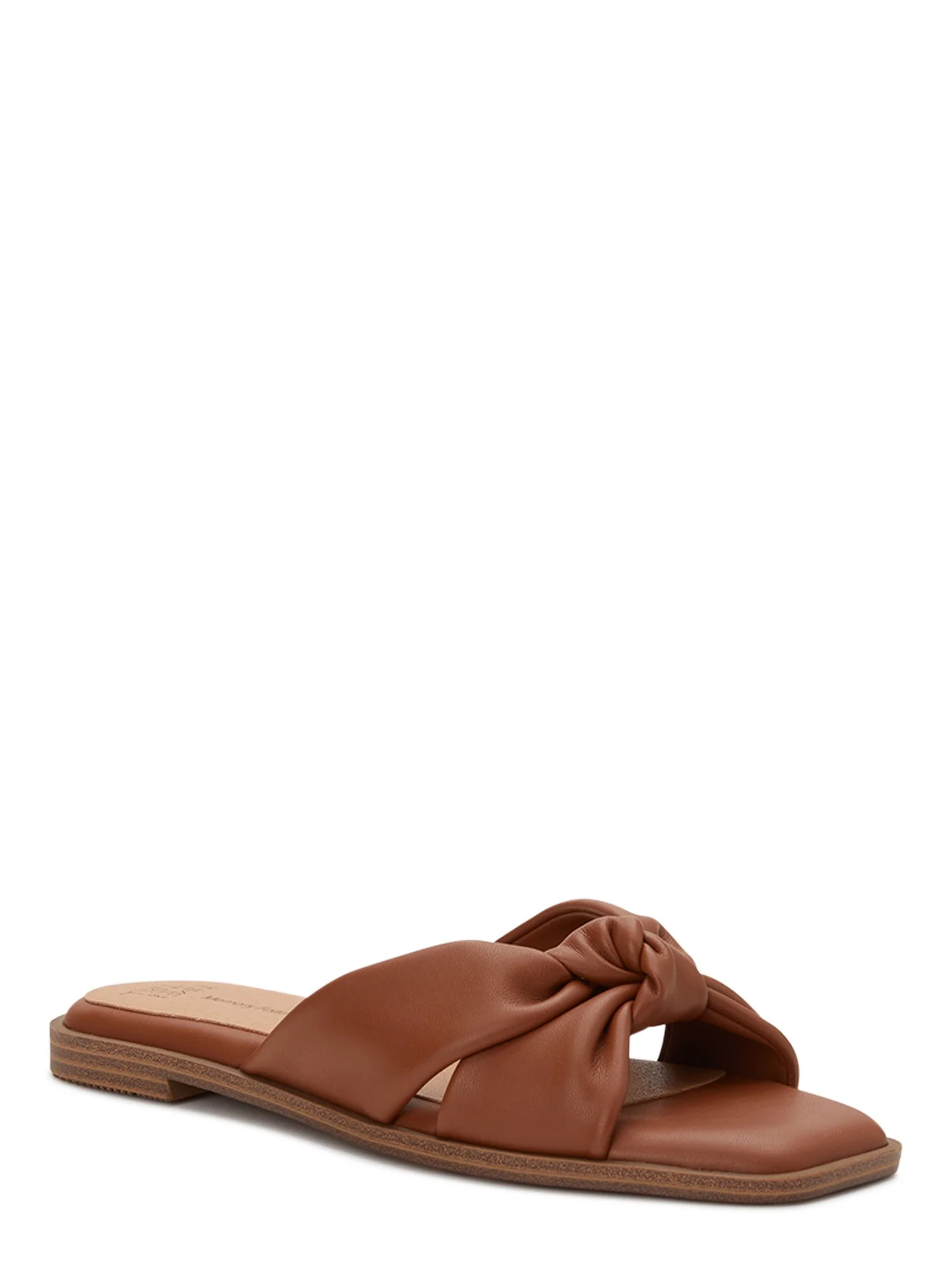 Time and Tru Women's Two Band Knot Sandals | Walmart (US)